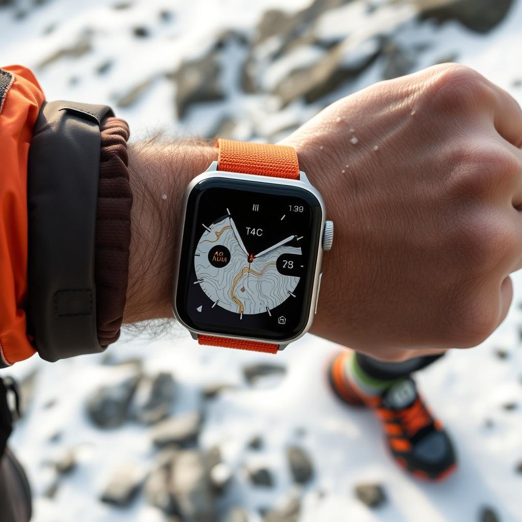 Apple Watch Ultra 2 im Outdoor-Einsatz Apple Watch Ultra 2 im Outdoor-Einsatz