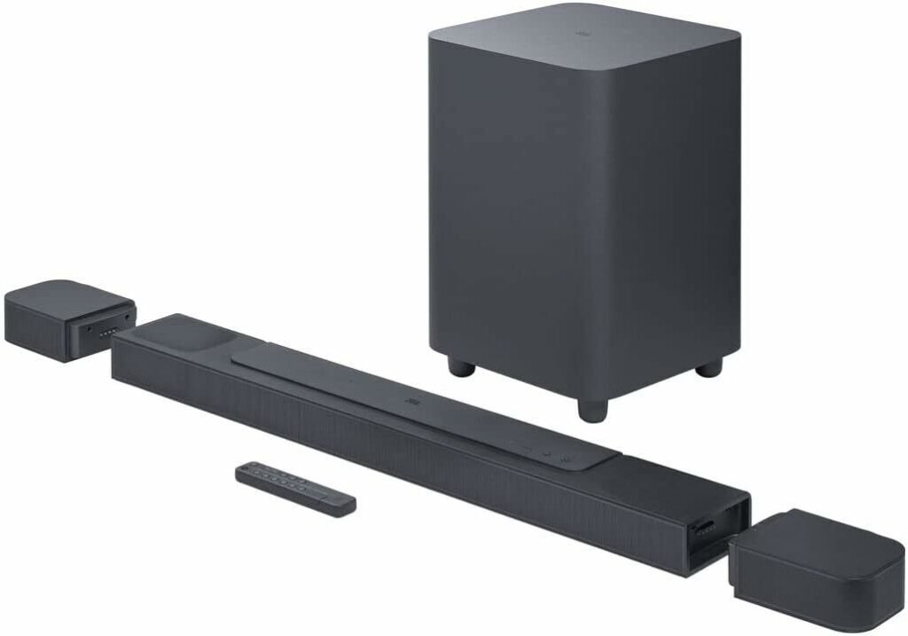 JBL Bar 800 mit abnehmbaren Surround-Lautsprechern und Subwoofer JBL Bar 800 mit abnehmbaren Surround-Lautsprechern und Subwoofer