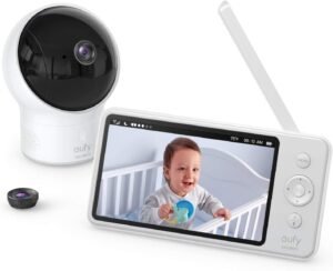 Eufy SpaceView Babyphone mit 5 Zoll LCD-Display und Weitwinkelobjektiv Eufy SpaceView Babyphone mit 5 Zoll LCD-Display und Weitwinkelobjektiv