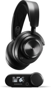 SteelSeries Arctis Nova Pro Wireless Gaming Headset mit Basisstation und Hot-Swap-Akkus SteelSeries Arctis Nova Pro Wireless Gaming Headsets mit Basisstation und Hot-Swap-Akkus